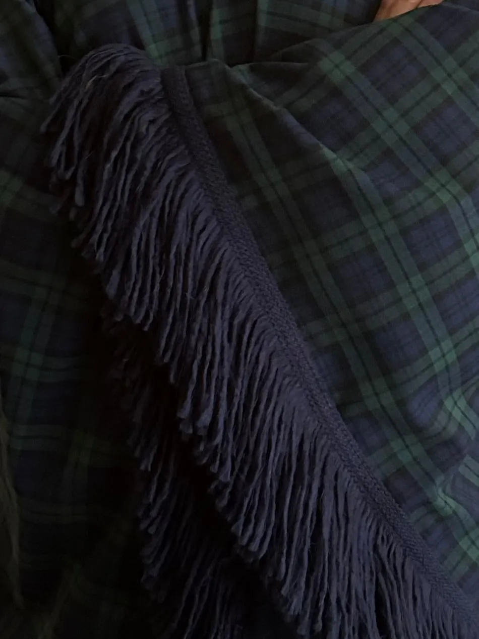 LORETTA CAPONI MAXI PONCHO IN COURMAYER